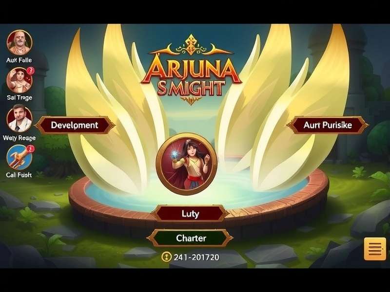 Character Development Screen in Arjuna S Might