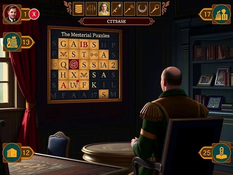 Royal Heritage Hunt gameplay showing historical puzzle solving