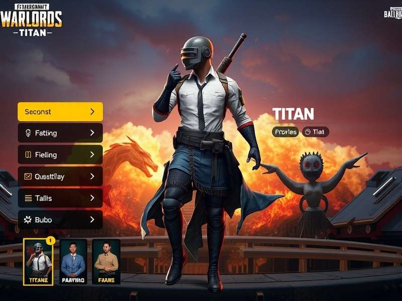 PUBG Warlord Titan gameplay screenshot