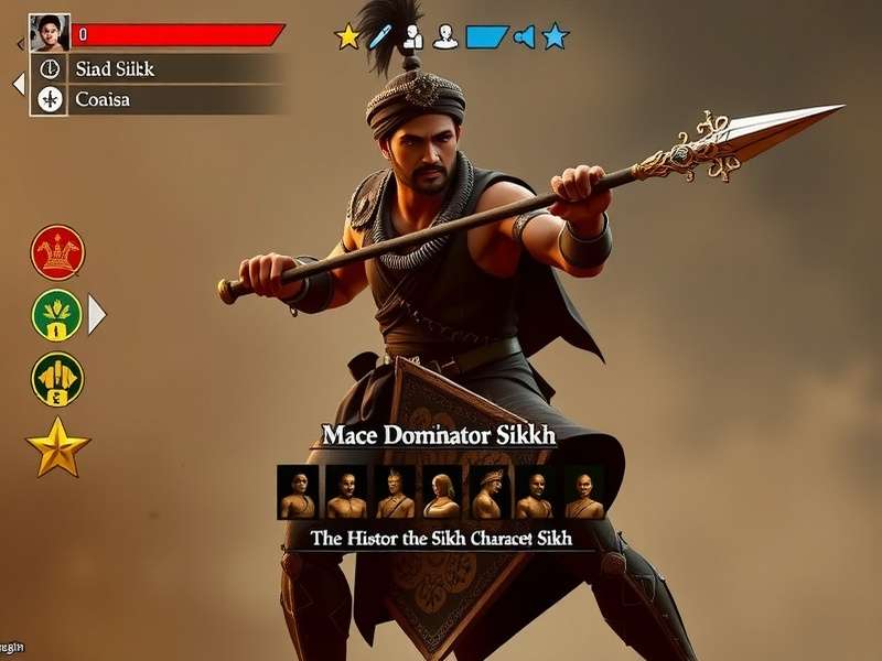 Mace Dominator Sikh character selection screen