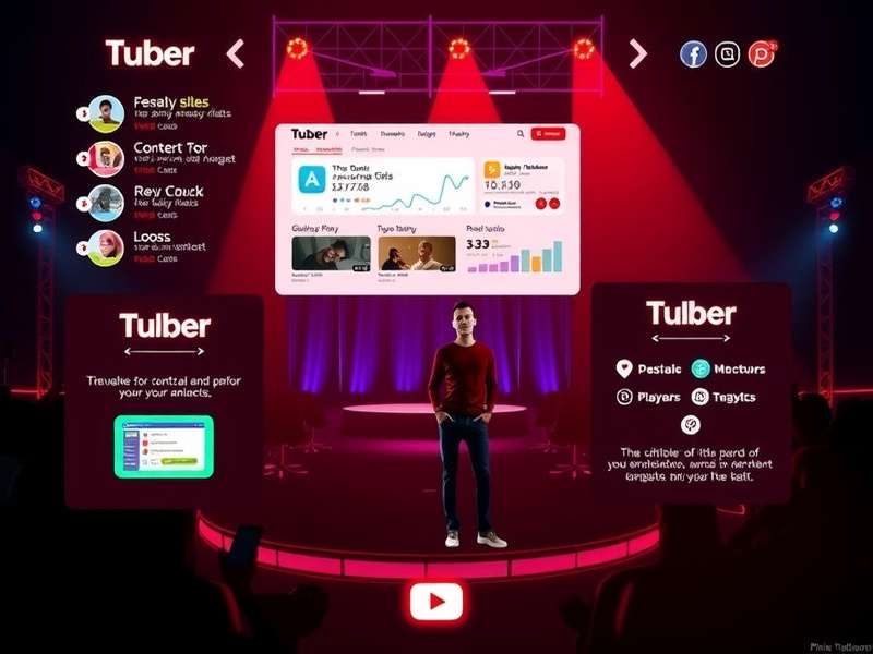 Tuber Trailblazer gameplay interface showing content creation mechanics