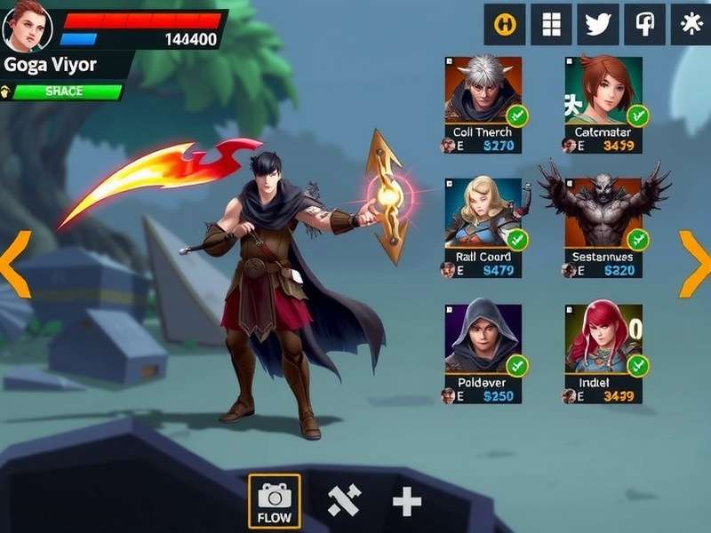 Goa Vigor Hero gameplay screenshot showing character in action