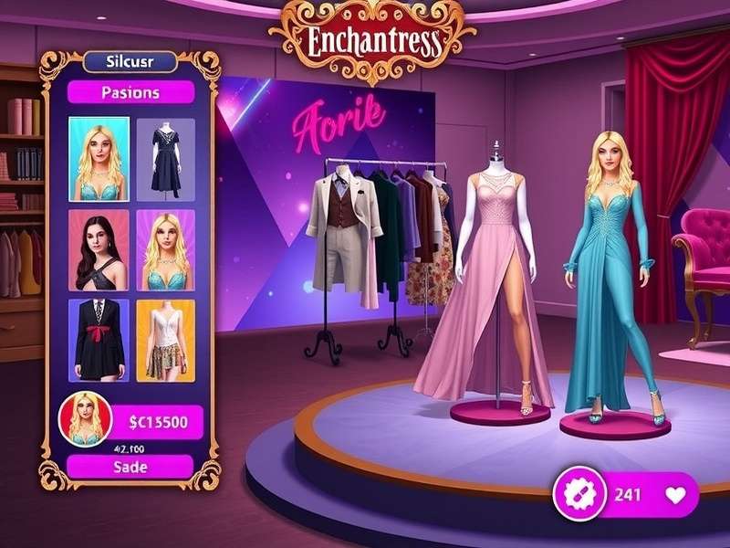 Virtual fashion boutique in Avakin Fashion Enchantress