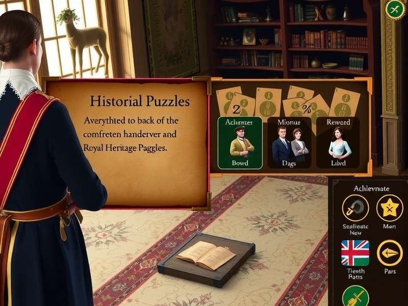 Royal Heritage Hunt achievement and reward system
