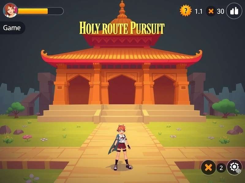 Holy Route Pursuit Game Screenshot