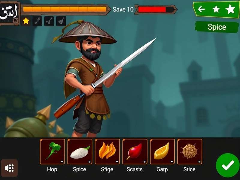 Biryani Tenacious Combatant spice selection interface