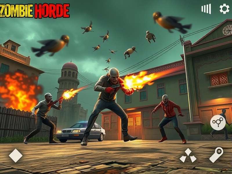 Different types of zombies in Indian Zombie Horde game