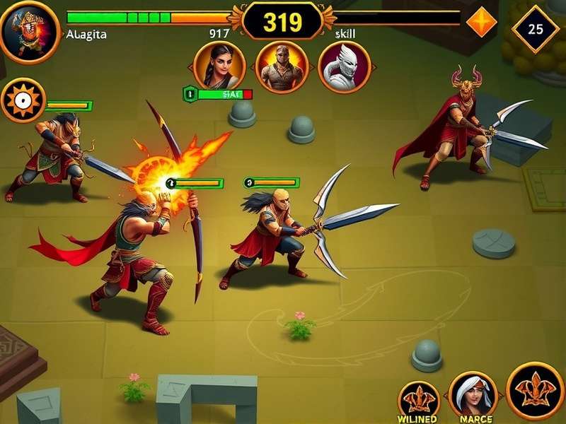 India Warrior Fury character abilities and skill tree