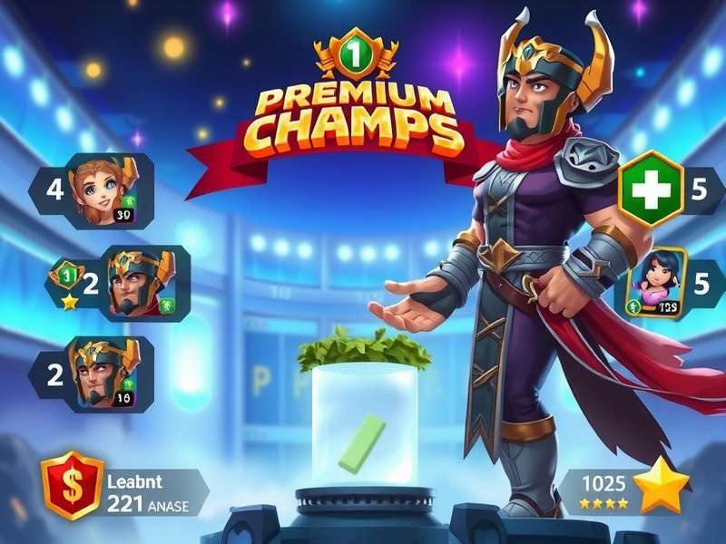 Premium Champs gameplay interface