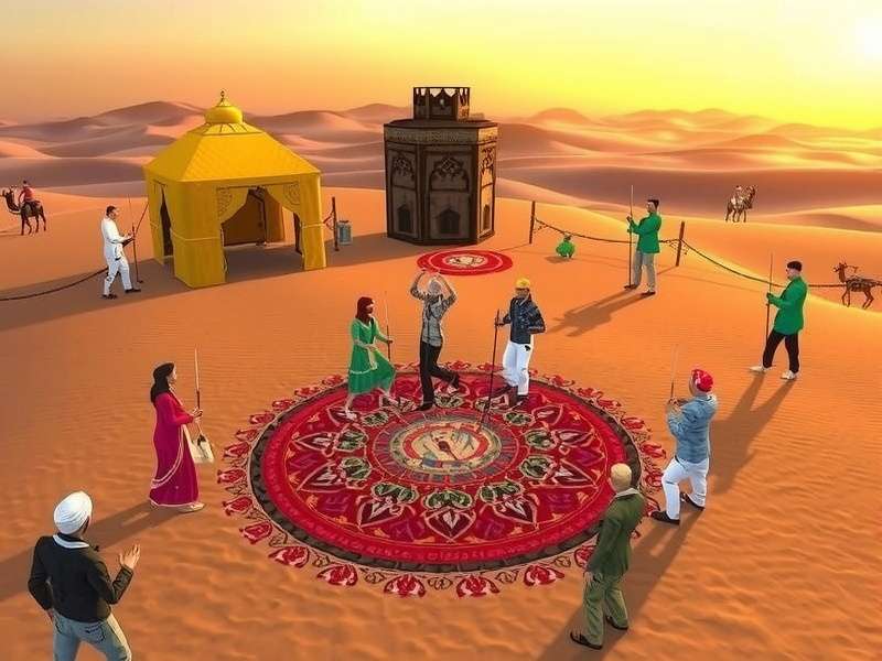 Rajasthan Rendezvous cultural festival scene