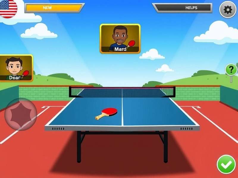 Sanskriti Table Tennis Maestro Character Selection Screen