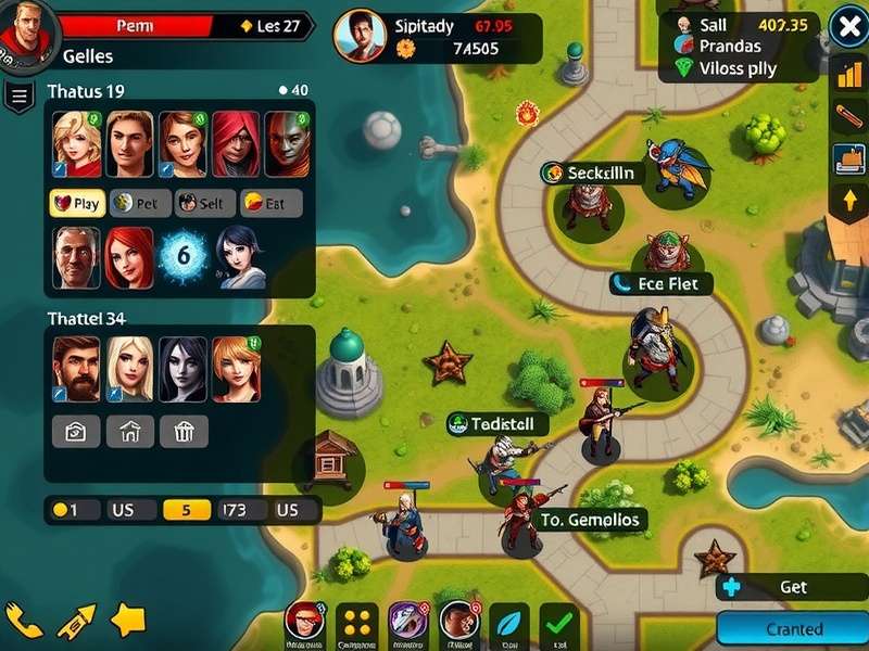 Fennel Flurry character selection screen showing diverse hero options