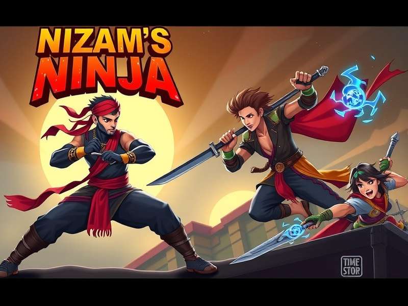Character artwork from Nizam S Ninja showing the main protagonist and antagonists