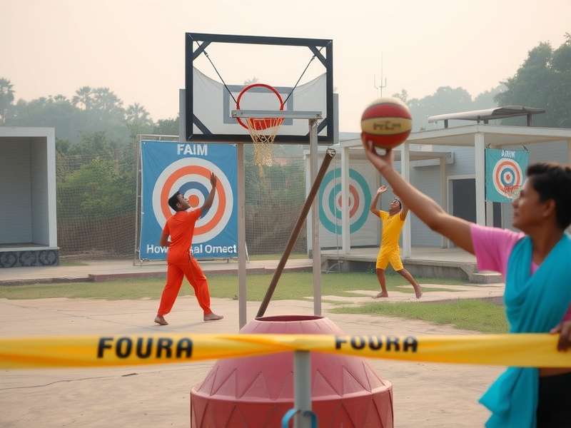 Traditional equipment used in Hoops Of Hindustan