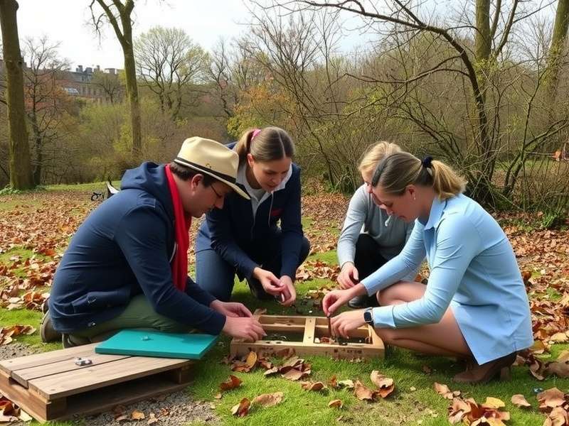 Fennel Treasure Hunt team collaborating on solving a complex puzzle
