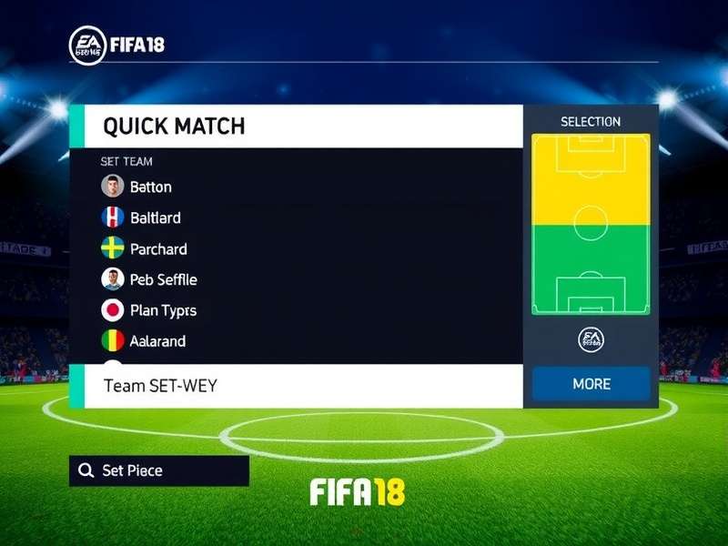 FIFA 18 set piece strategy