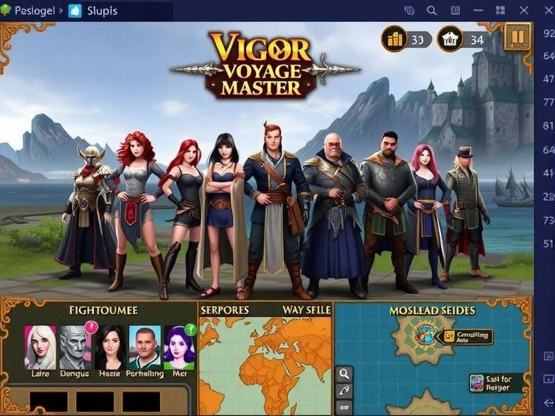 Vigor Voyage Master character lineup showing diverse heroes