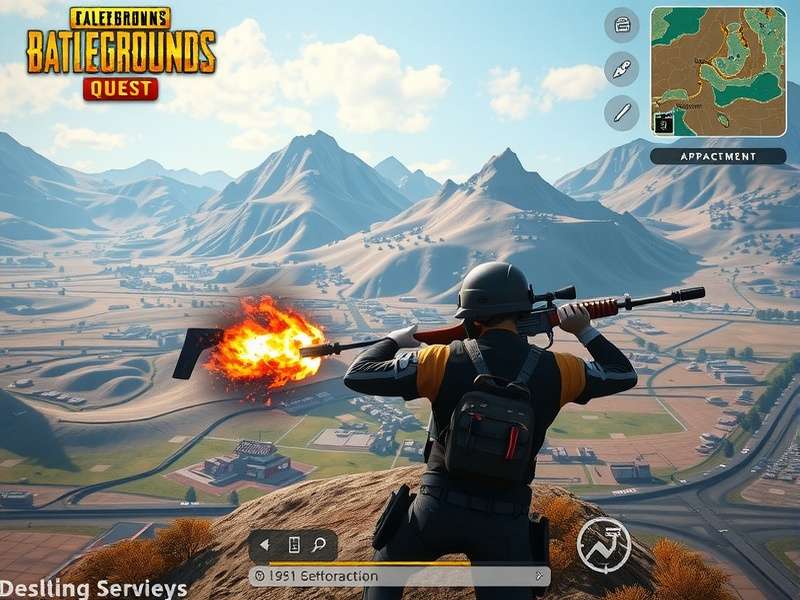 PUBG Legend Victory Quest gameplay screenshot showing intense battle