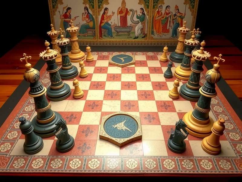 Detailed diagram showing Royal Chess India piece movements