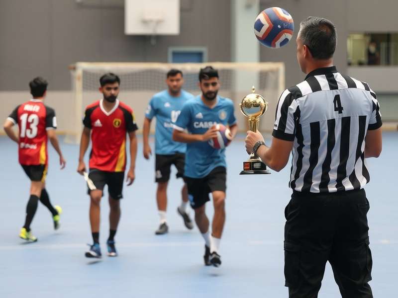 Historical photo of early Surat Handball Elite tournament