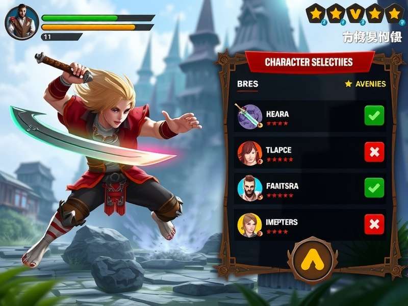 Blade Warrior gameplay screenshot showing character combat