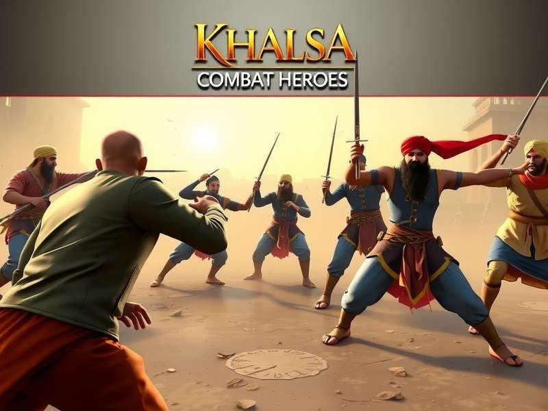 Khalsa Combat Heroes advanced combat techniques demonstration