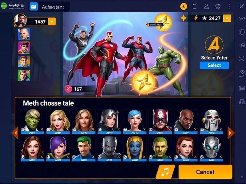 Assam Avengers Champions battle scene showing team combat and special abilities