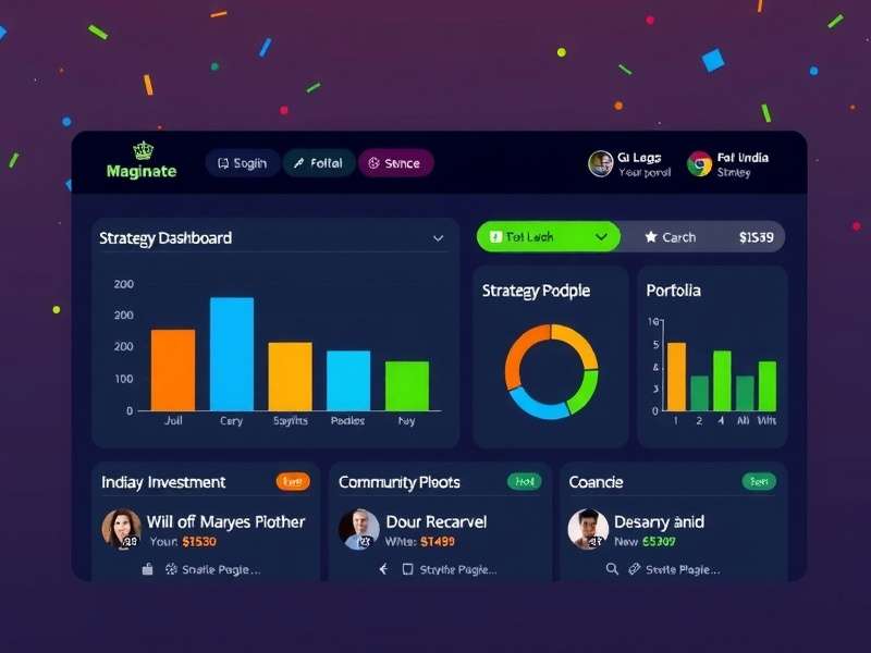Indian Money Magnate Challenge gameplay interface showing investment dashboard