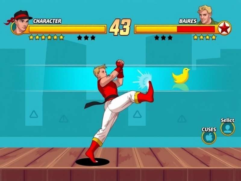 Invincible Kick Master character selection screen