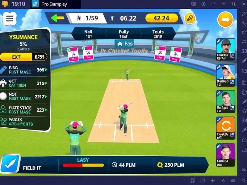 Pro Cricket Splash Glory strategy guide showing field placements