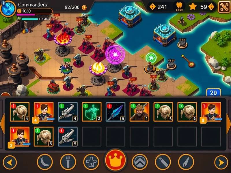 Cumin Royale Virtuoso battle scene with diverse unit types