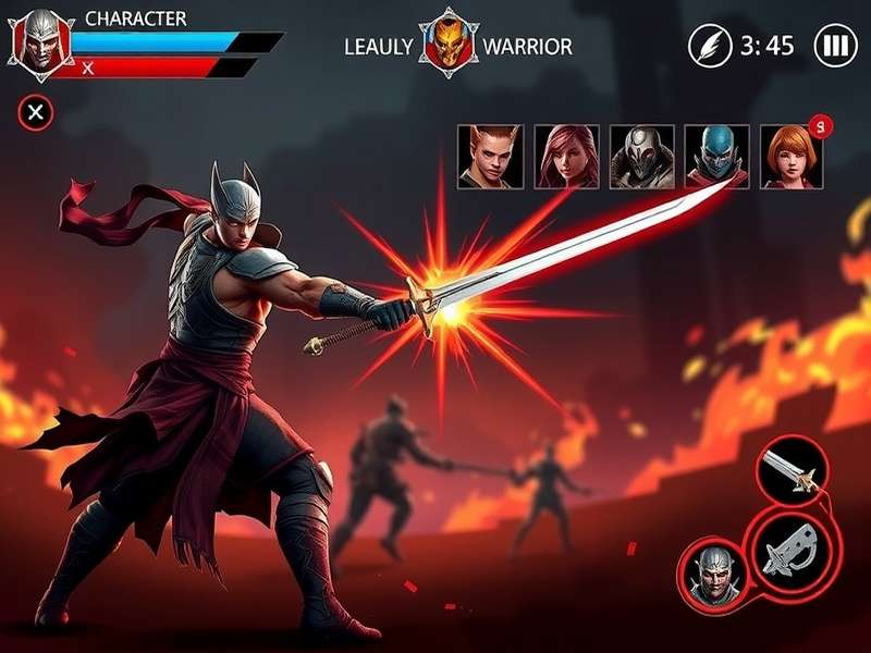 Blade Warrior character abilities showcase