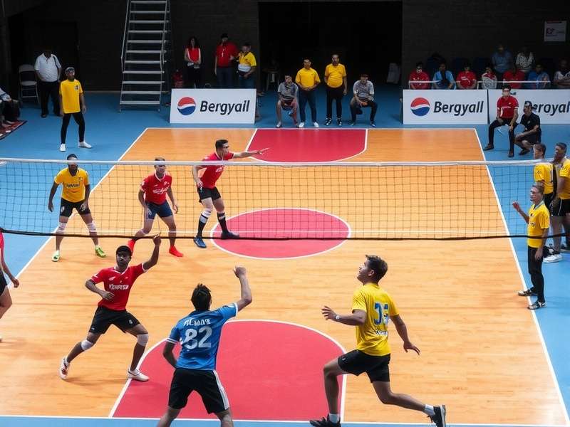 Hyderabad Volley Rampage court diagram