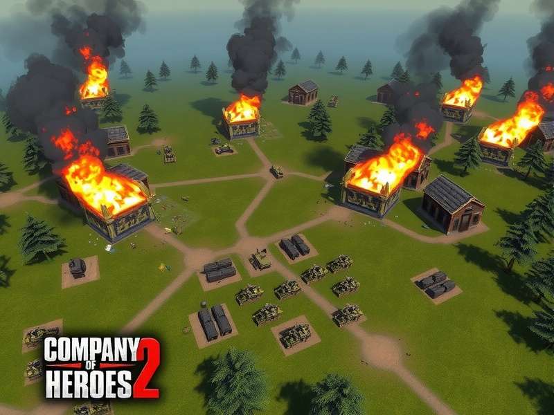 Company of Heroes 2 resource management and base building