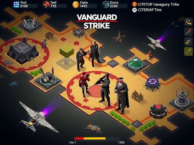 Vanguard Strike character selection screen
