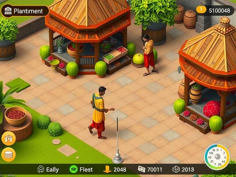 Tea Realm Glory gameplay showcasing tea plantation management