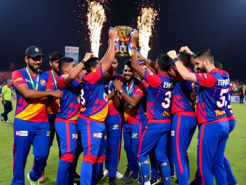 Dynamos Delhi Titans team huddle