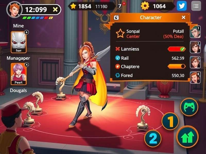 Valor S Supreme Gladiator character selection screen