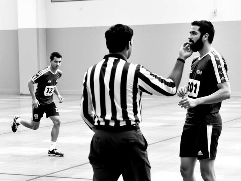 Surat Handball Elite tournament action showing players in motion