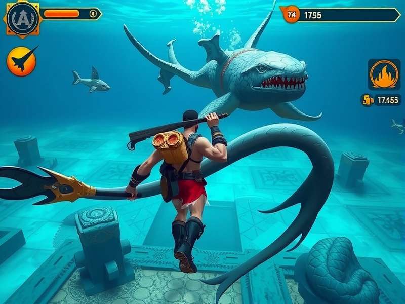 Character progression screen in Goa Sea Serpent Conqueror