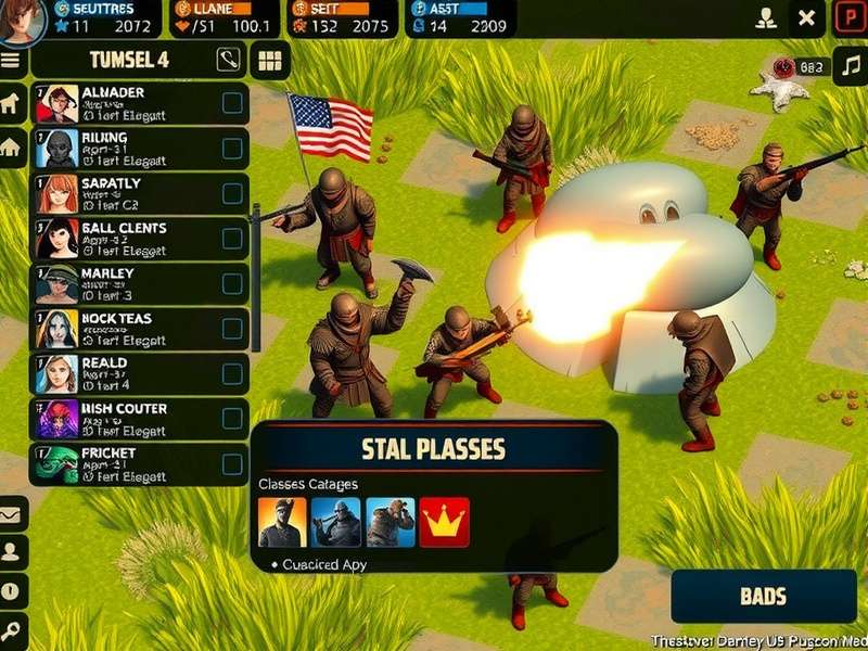 Stalwart Soldiers character classes display