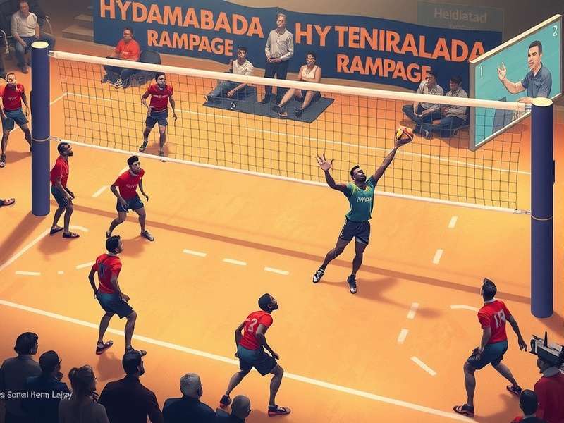 Historical Hyderabad Volley Rampage tournament