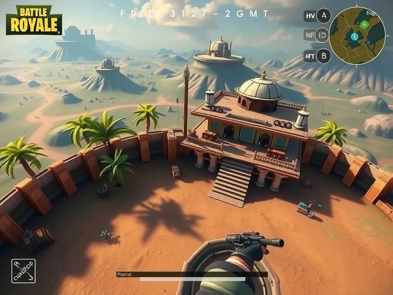 Sinhagad Battle Royale map overview showing key locations