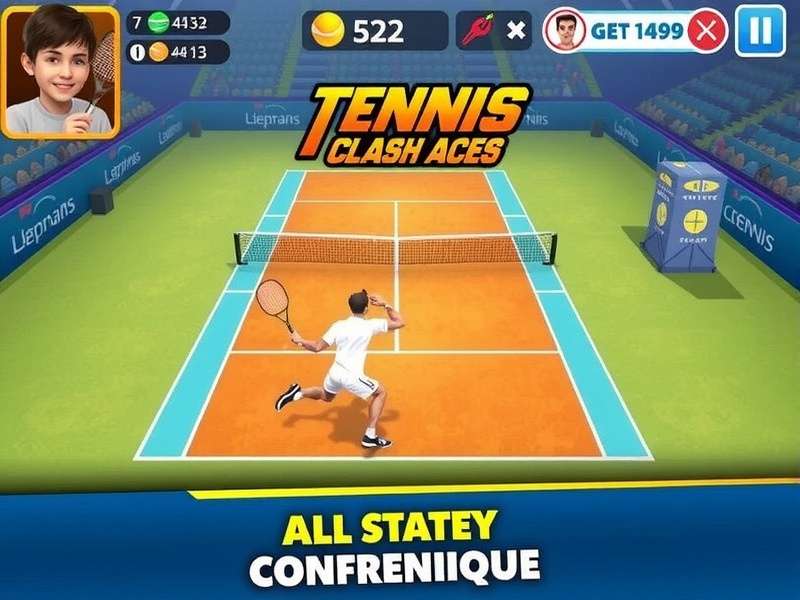 India Tennis Clash Aces Game Screenshot
