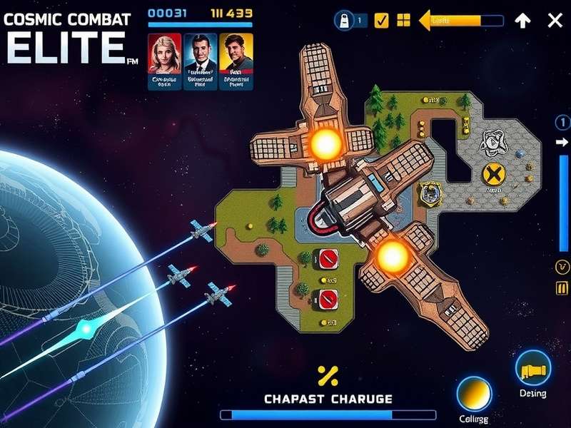 Cosmic Combat Elite strategic map overview