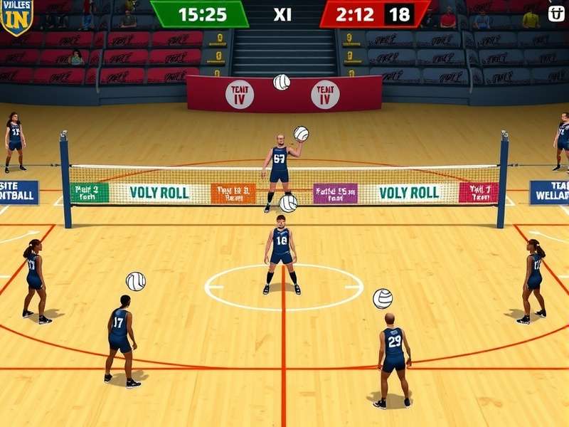 Volley Rulers IN team customization interface