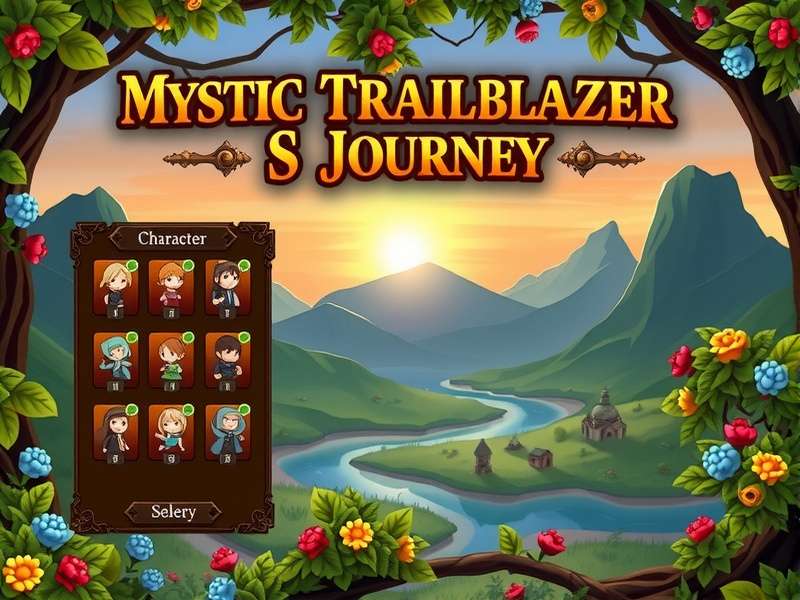 Map of the game world in Mystic Trailblazer S Journey