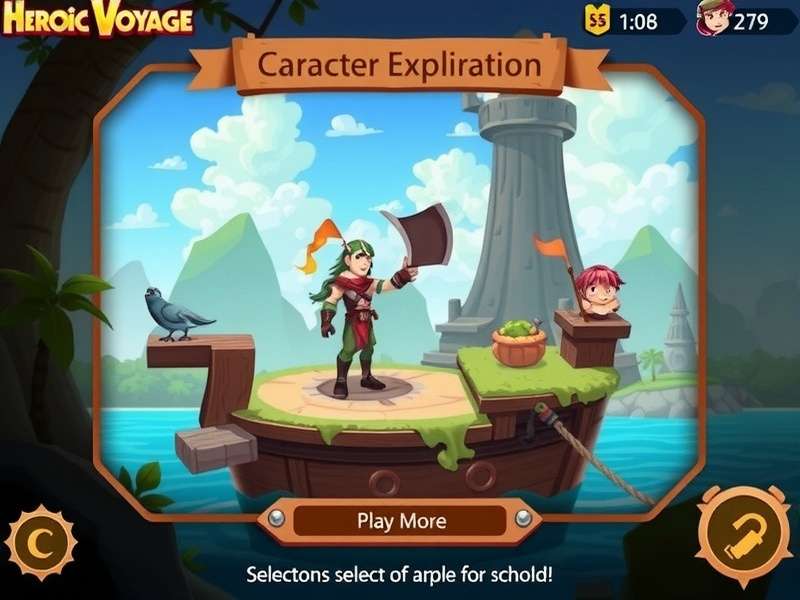 Cumin Heroic Voyage character selection screen