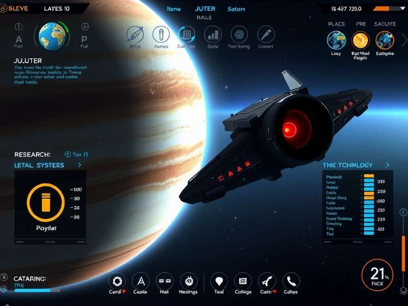 Solar System Raider planetary exploration interface