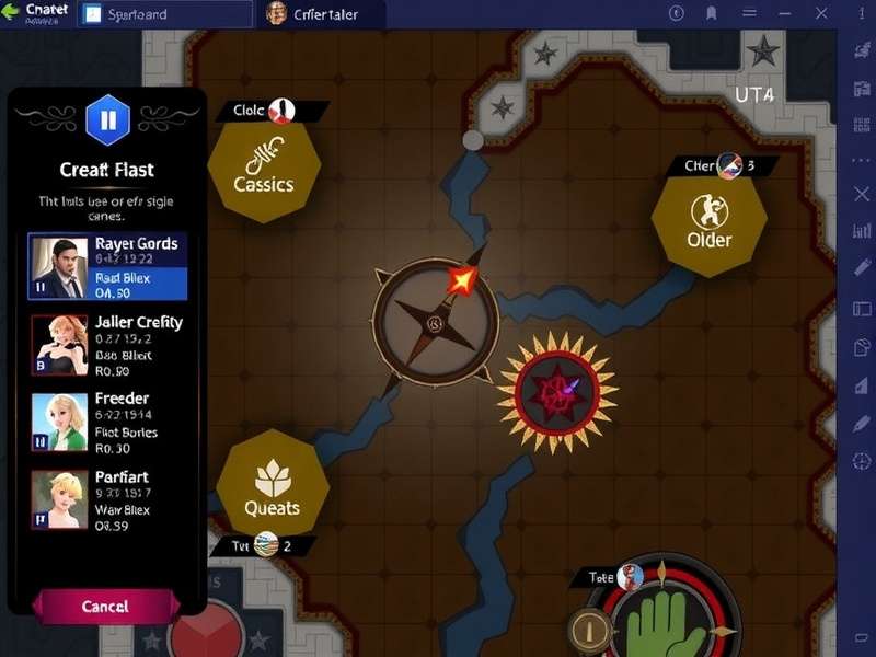 Sacred Duel Arena character selection screen